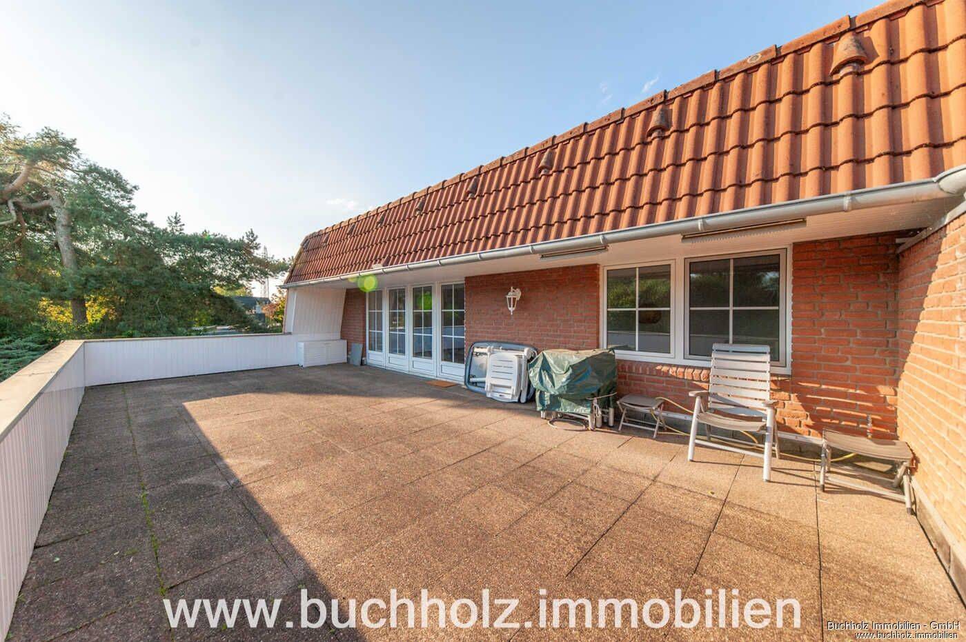 Buchholz – Lieblingsplatz, Endetage, ansprechender Grundriss mit ca. 35 m² Dachterrasse, 21244 Buchholz in der Nordheide