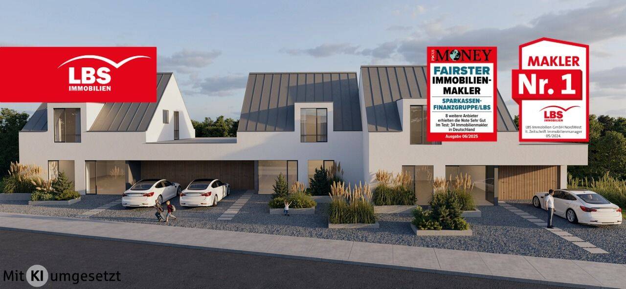 Viersen Dülken: 3 Neubau Häuser mit Garage, Garten, PV-Anlage, Wärmepumpe, 41747 Viersen