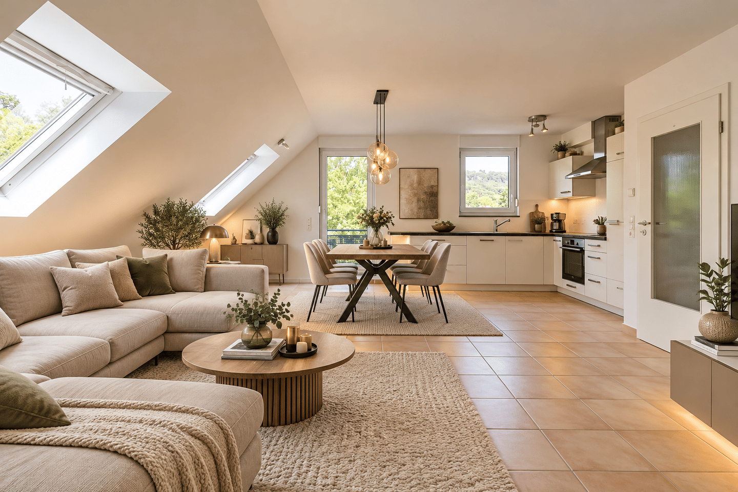Wohnen mit dem gewissen Extra! Charmante Maisonette mit Studio, 2 Bädern & großem Südbalkon, 65719 Hofheim am Taunus