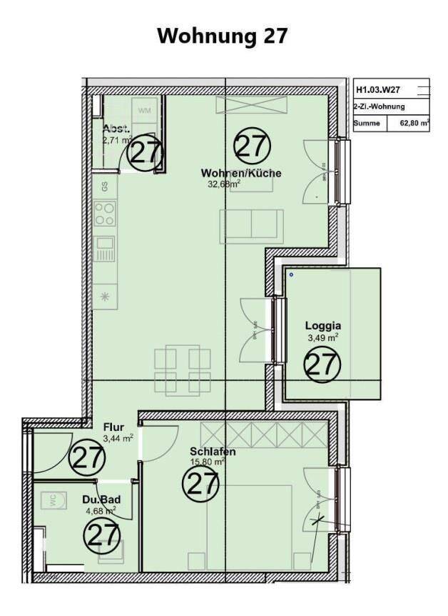 Achtung Steuerfüchse – Gut aufgeteilte schöne Wohnung im KFW 40 QNG Energiesparhaus, 54294 Trier