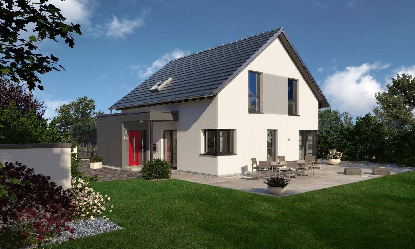 Modern geplantes Einfamilienhaus mit Satteldach und heller Raumgestaltung, 66453 Gersheim