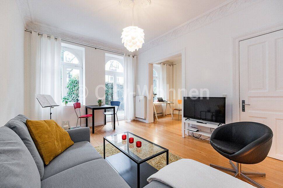 Schöne, voll möblierte Altbau-Erdgeschosswohnung im Generalsviertel in Hamburg-Hoheluft, 20253 Hamburg (Hamburg-Nord)