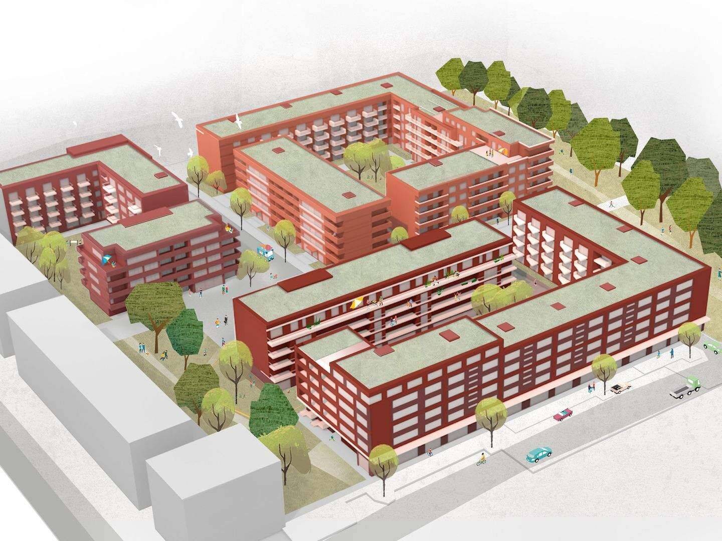 Neubauerstbezug!! Moderne 3-Zimmer-Wohnung in Hamburg-Wandsbek *nur mit WBS*, 22041 Hamburg (Wandsbek Marienthal Tonndorf)