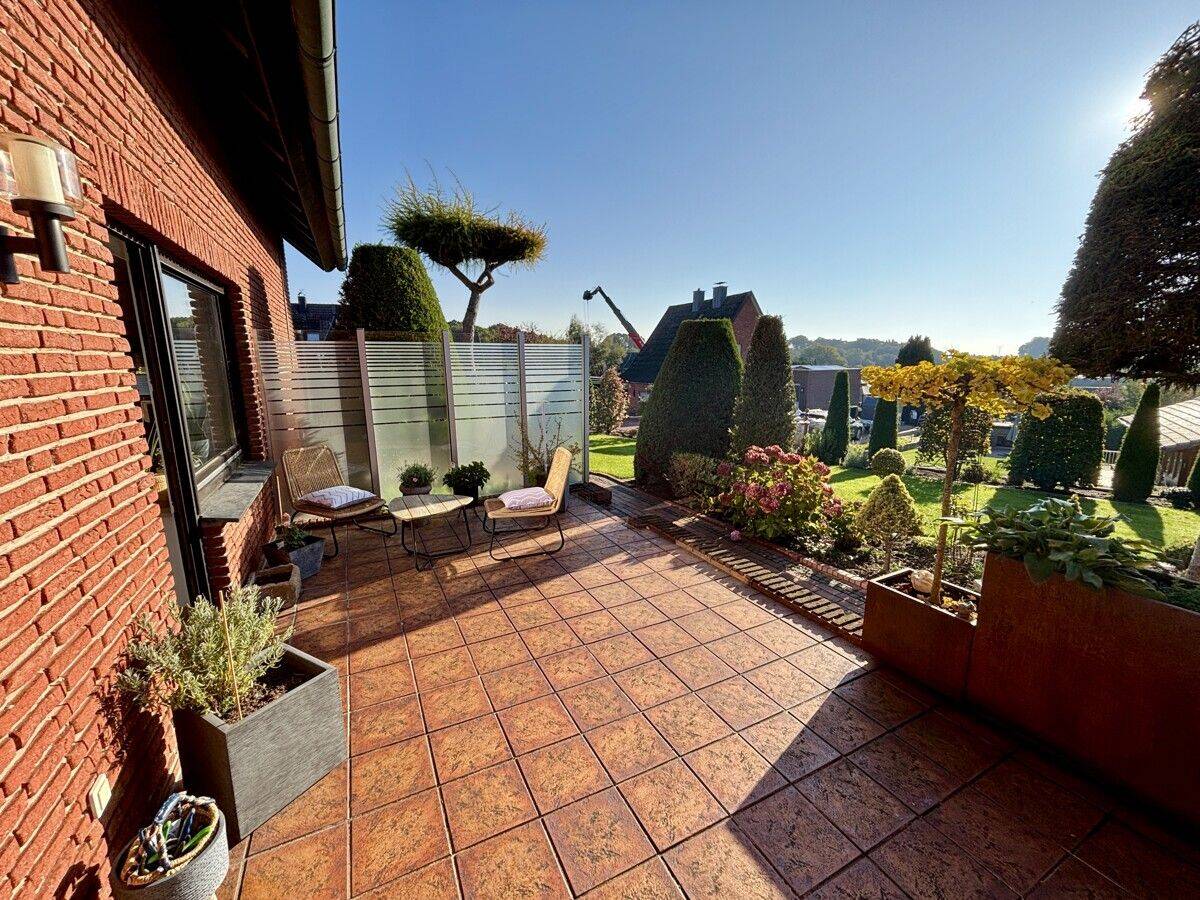 Gemütlich u. ruhig gelegen:
2-Zi-Singlewohnung mit Einbauküche u. Terrasse, 49401 Damme