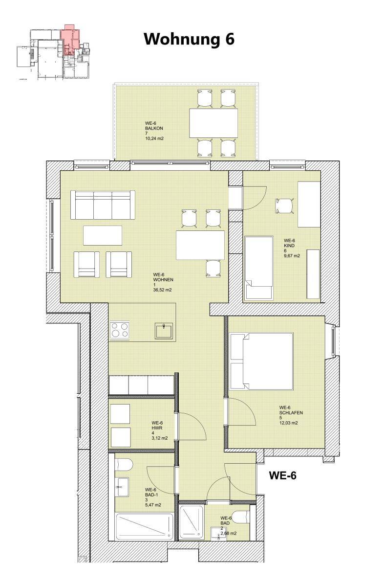 Sanierte Eigentumswohnungen mit moderner Heiztechnik KFW Darlehen +Tilgungszuschuss 24.000 EUR, 54338 Schweich