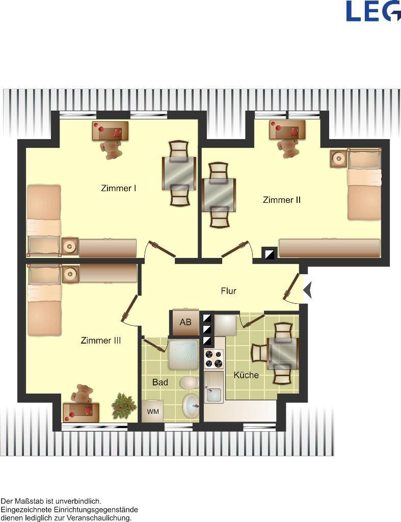 Ab 16.11. frei! 3-Zimmer-Wohnung in Düsseldorf Bilk, 40225 Düsseldorf (Bilk Flehe Oberbilk Wersten)