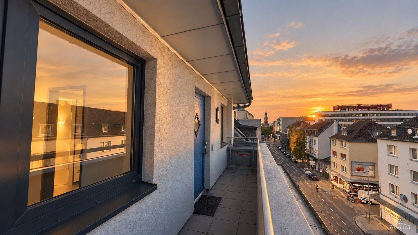 HELLE 2-ZIMMER-WOHNUNG MIT BALKON, AUFZUG UND STELLPLATZ IN ZENTRALER LAGE ZU MIETEN!, 47799 Krefeld (Bockum Cracau Stadtmitte)