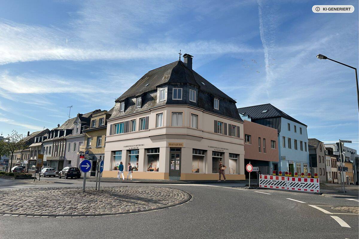Altbaucharme trifft modernen Wohnkomfort – hochwertig renovierte 4-Zimmer-Wohnung in Bitburg, 54634 Bitburg