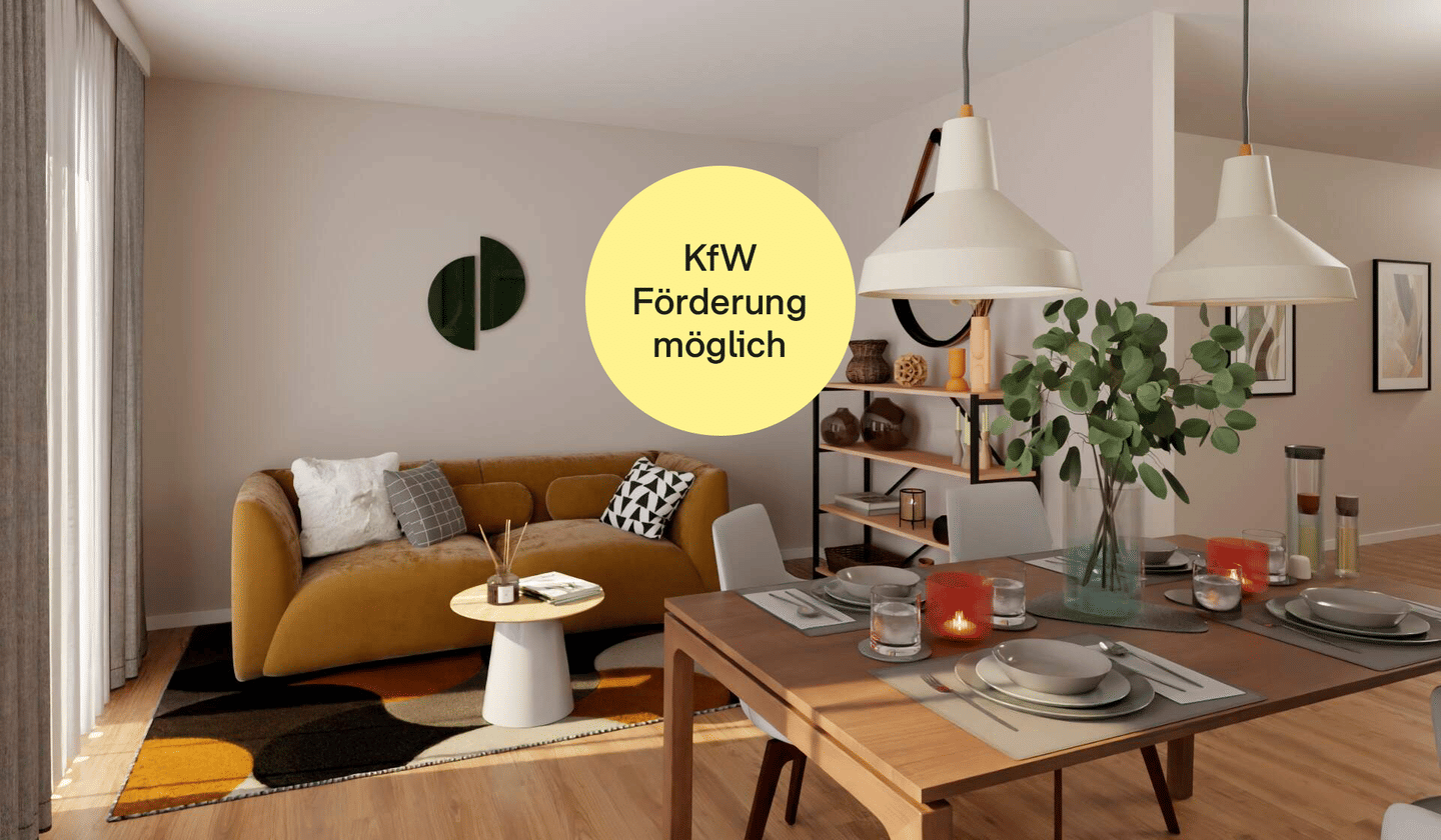 Eigentumswohnung im Effizienzhaus-40-Standard mit Balkon und Dachterrasse, 40597 Düsseldorf (Benrath Hassels Urdenbach)
