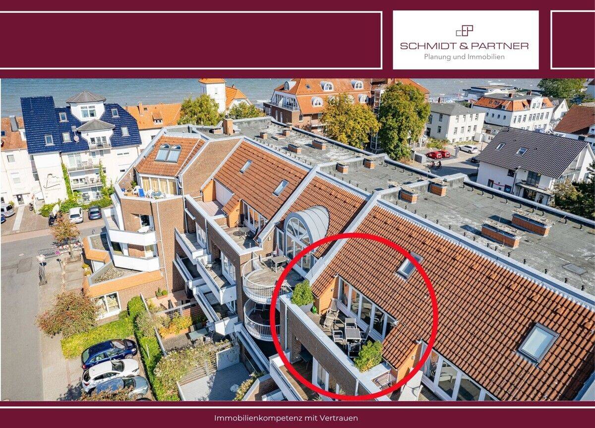 Lichtdurchflutete Maisonettewohnung in zweiter Reihe zum Strand!, 23669 Timmendorfer Strand