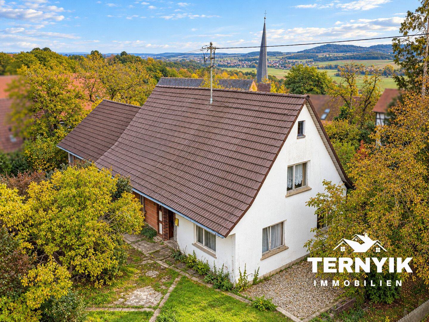 Handwerker-Haus mit Garten, Doppelgarage Bj. 2012, Werkstatt u. Hebebühne bei Lichtenfels und Coburg, 96274 Itzgrund