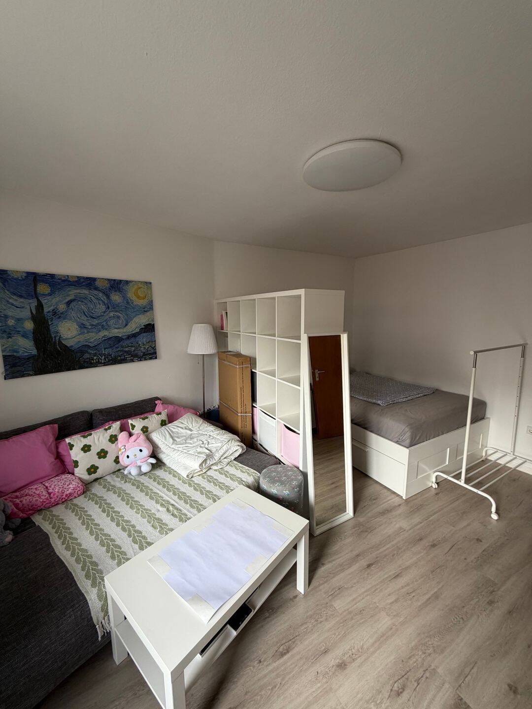 Renovierte 1-Zimmer-Wohnung mit Balkon, Einbauküche und Wannenbad in der Neckarstadt, 68169 Mannheim (Friesenheimer Insel Industriehafen Neckarstadt)
