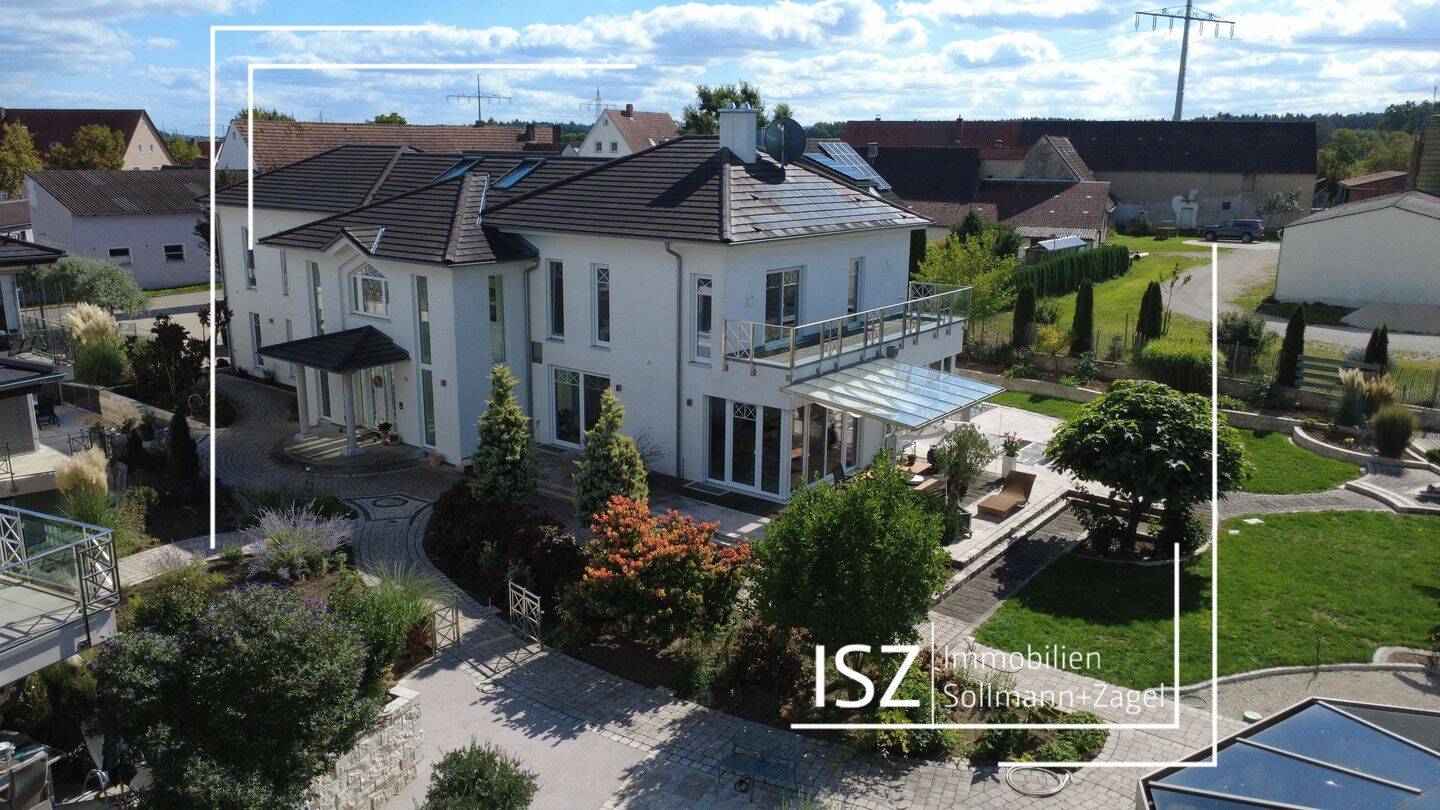 Exklusive Unternehmervilla mit 2 Pools, Sauna und mediterranem Garten auf 2.250 m² Grund!, 91710 Gunzenhausen