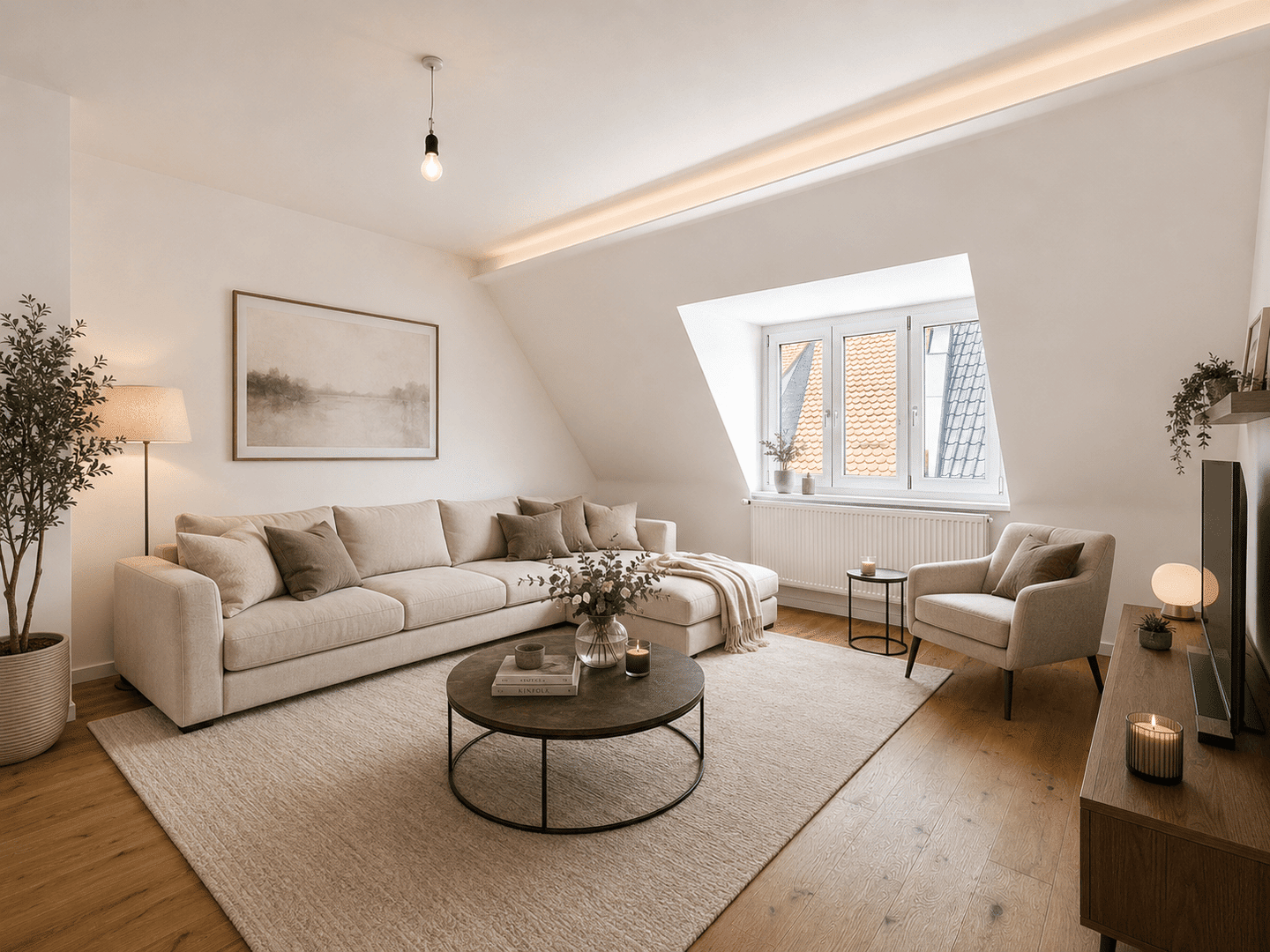 Modernes Wohnen im Dachgeschoss – sanierte 2-Zimmer-Wohnung in zentraler Lage, 90443 Nürnberg
