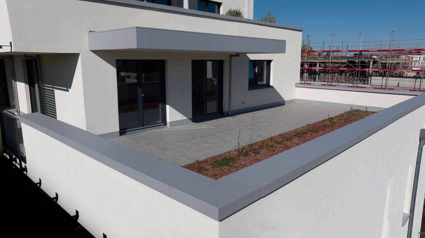 „Friedrichspark“: Penthaus-Charakter, große Dachterrasse, Balkon, zwei vollwertige Bäder, KfW 55!, 78050 Villingen-Schwenningen