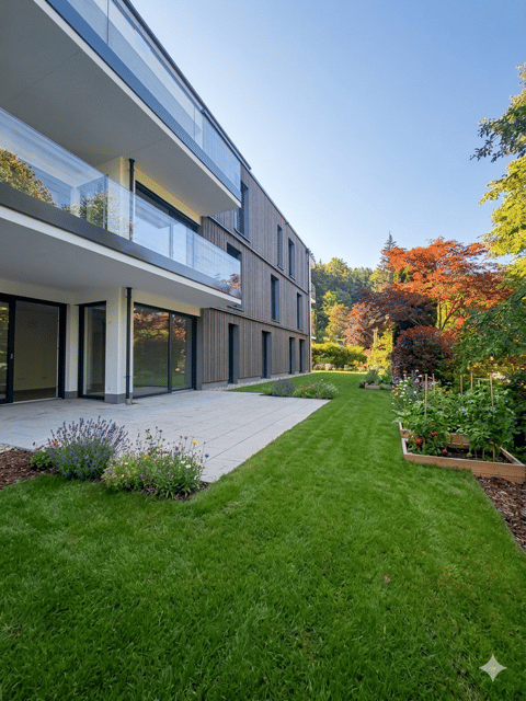 Geschmackvolle Neubauwohnung mit Garten-Ihr neues Zuhause ab dem Sommer?, 79100 Freiburg im Breisgau (Günterstal Vauban Wiehre)