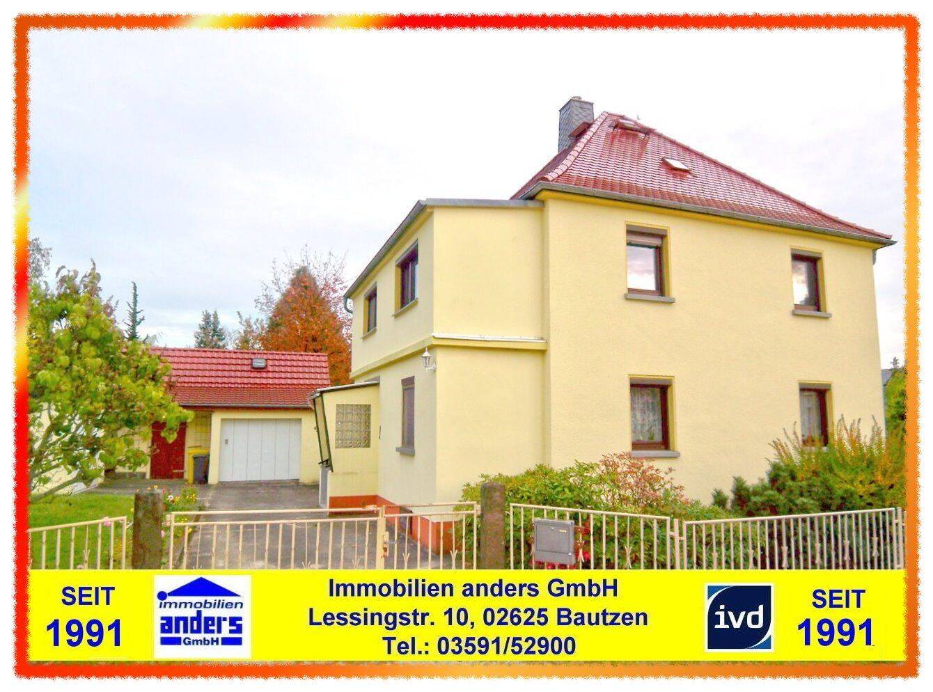 Modernes EFH mit Garagen – Nebengelass – in sehr ruhiger Wohnlage – nahe Bautzen, 2692 Obergurig