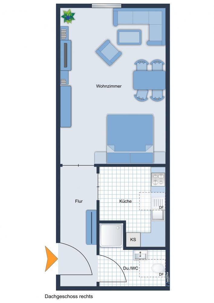 Erstbezug nach Renovierung! Gemütliche Dachgeschoss Wohnung in ruhiger Lage Wellenkamp, 25524 Itzehoe