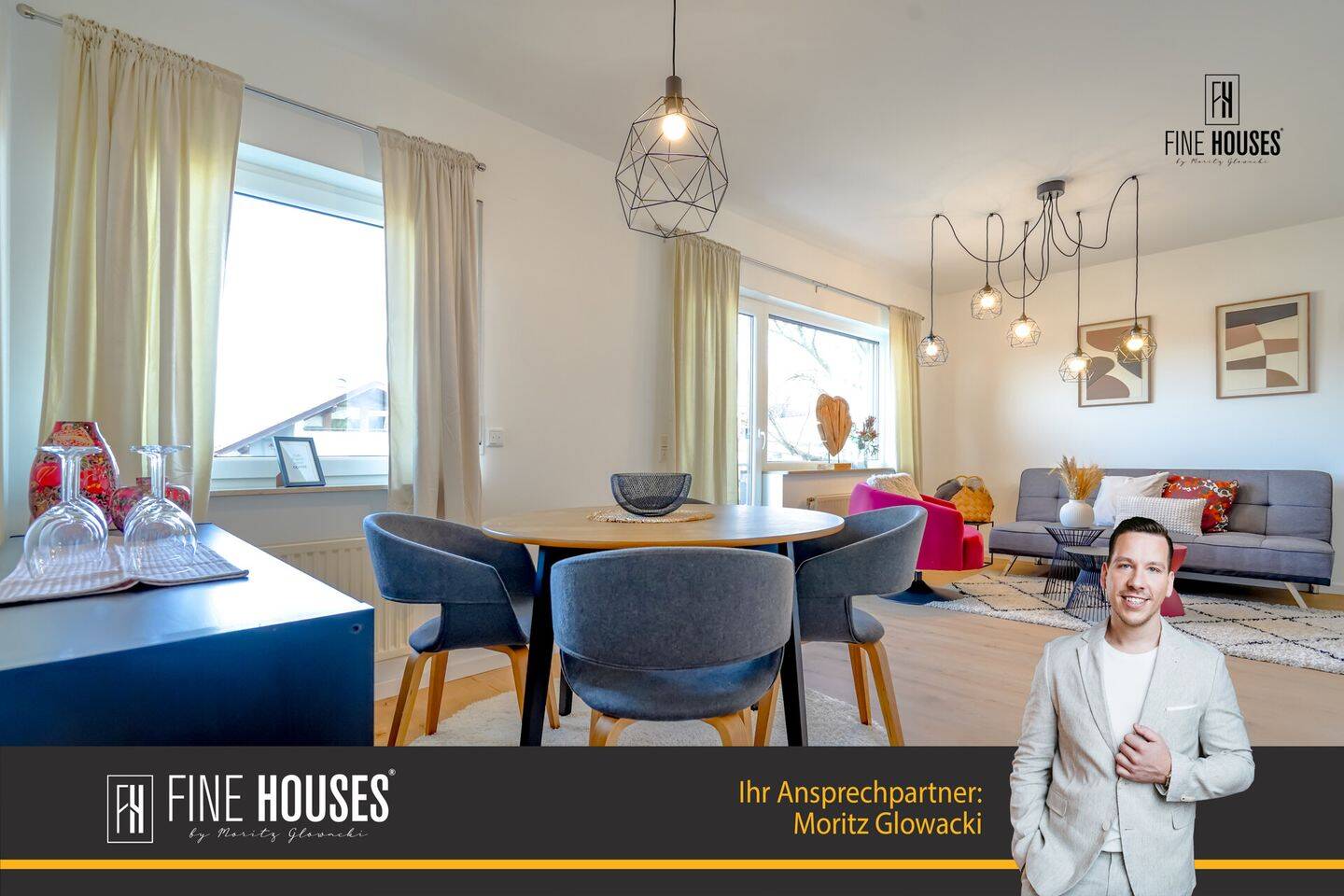 PROVISIONSFREI! Stilvoll renovierte 2-Zimmer-Wohnung mit Balkon, Einbauküche & Stellplatz, 64720 Michelstadt