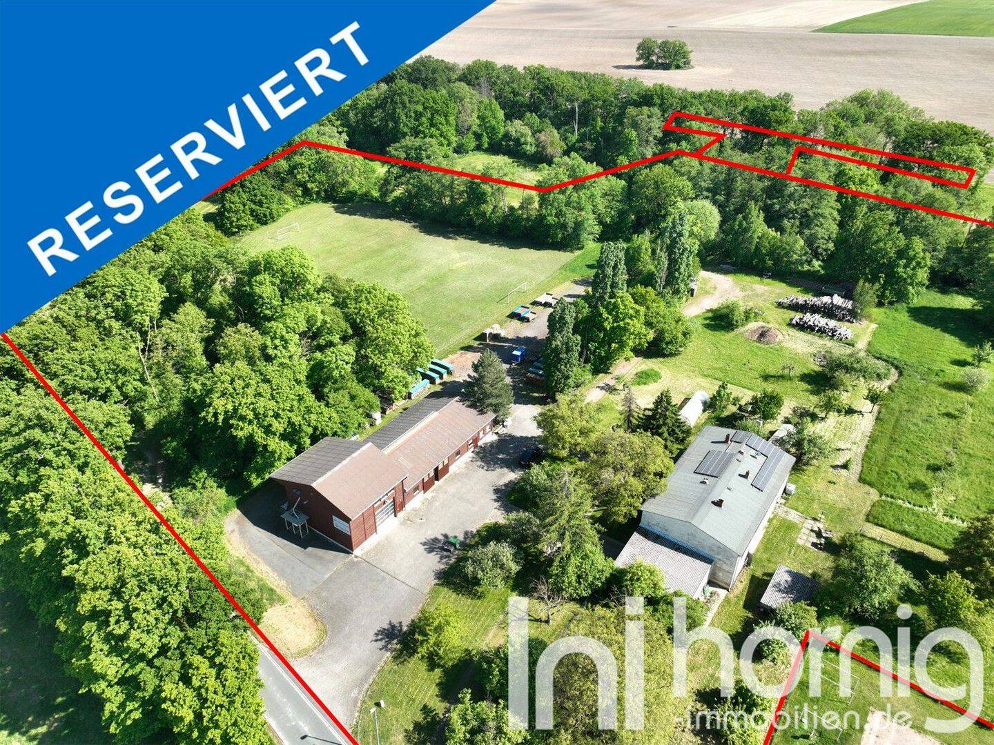 Landanwesen (2,9ha) mit großem Haus und Gewerbehalle, 4758 Liebschützberg