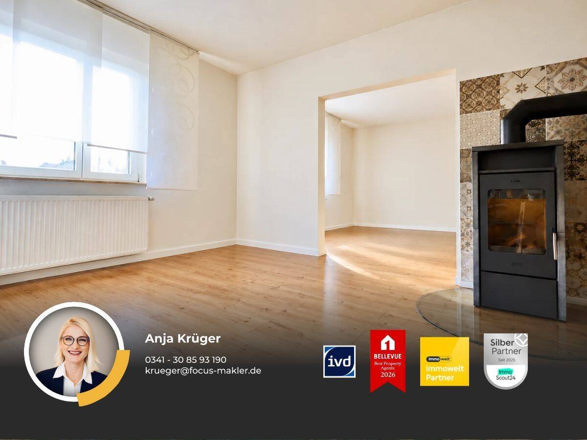 Für das besondere Wohnerlebnis I Charmante DHH in Beucha mit großzügigem Raumangebot & vielen Extras, 4824 Brandis