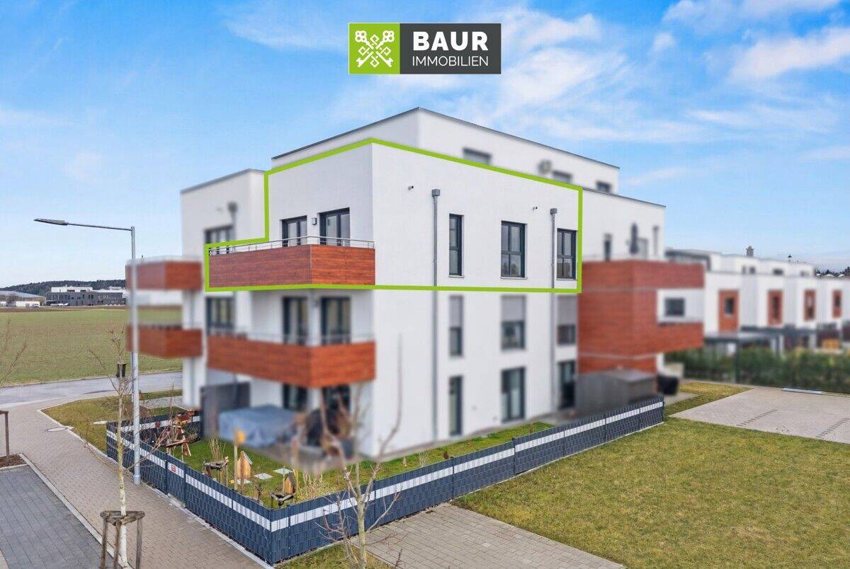 360° | Attraktive KfW-55-Neubauwohnung mit Weitblick ins Grüne, 89269 Vöhringen