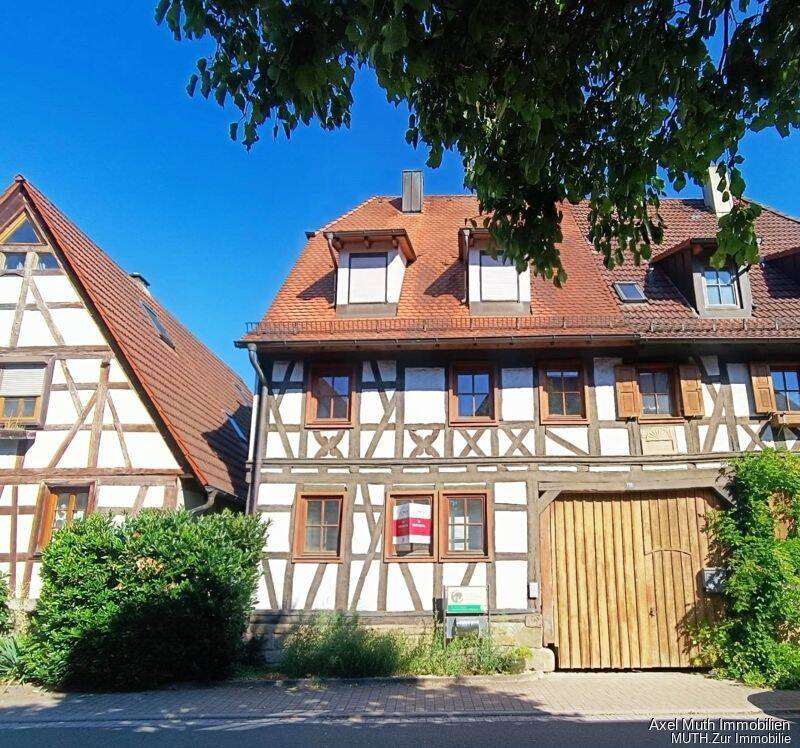 Fachwerk trifft Moderne – naturnahes Wohngefühl mit Platz für Familie, Vierbeiner und Selbständigkeit!, 75059 Zaisenhausen