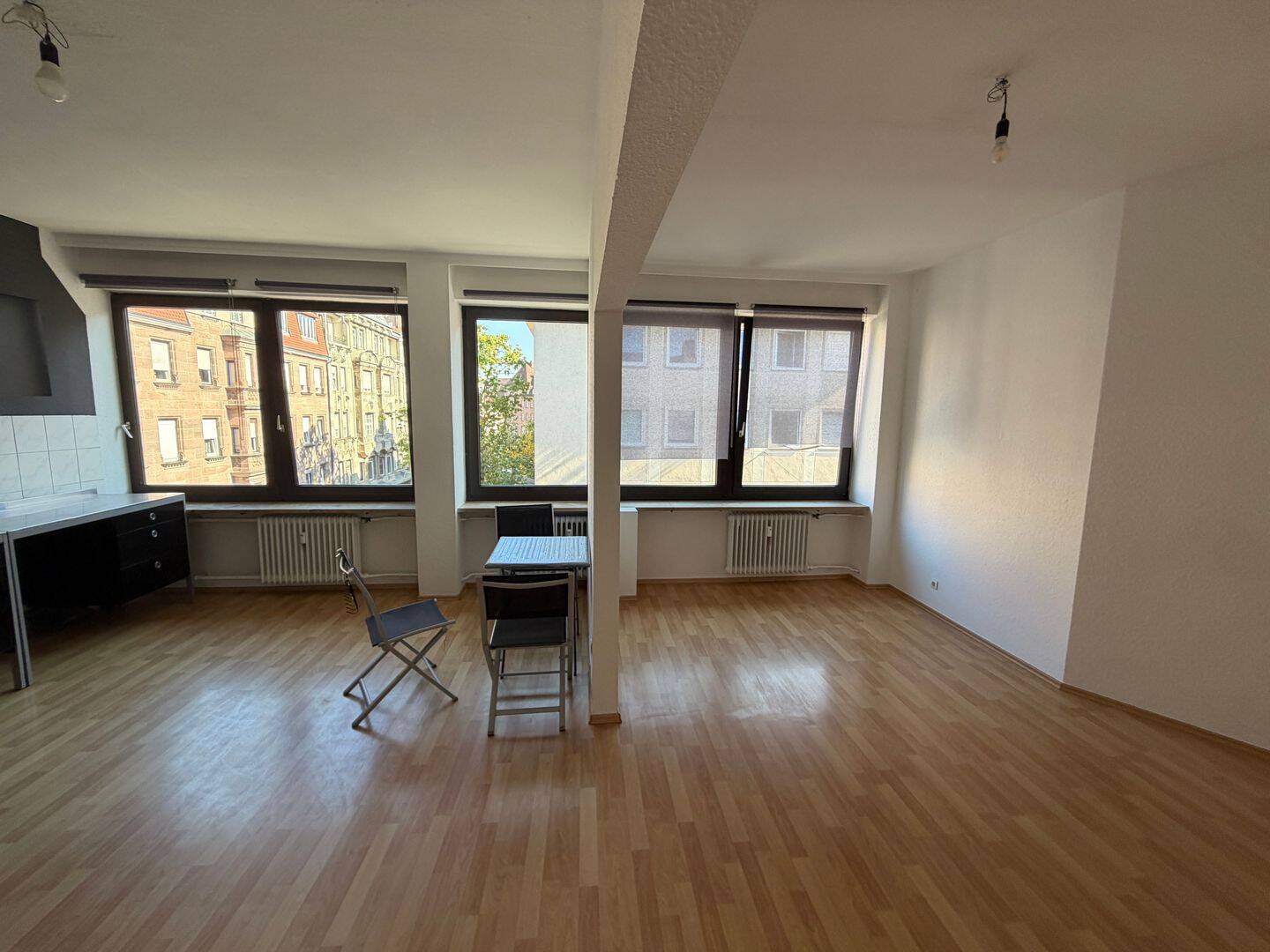 2-Zimmer-Wohnung mit großzügigem Wohn- und Essbereich und Einbauküche – Laufzeit Mietvertrag 2 Jahre, 90402 Nürnberg (Gleißbühl Lorenz Tafelhof Tullnau Wöhrd)
