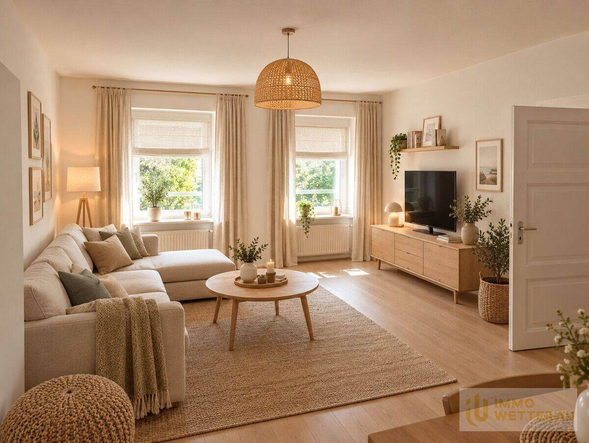 Großzügige 3-Zimmer-Altbauwohnung mit hohen Decken und Einbauküche mitten in Butzbach, 35510 Butzbach