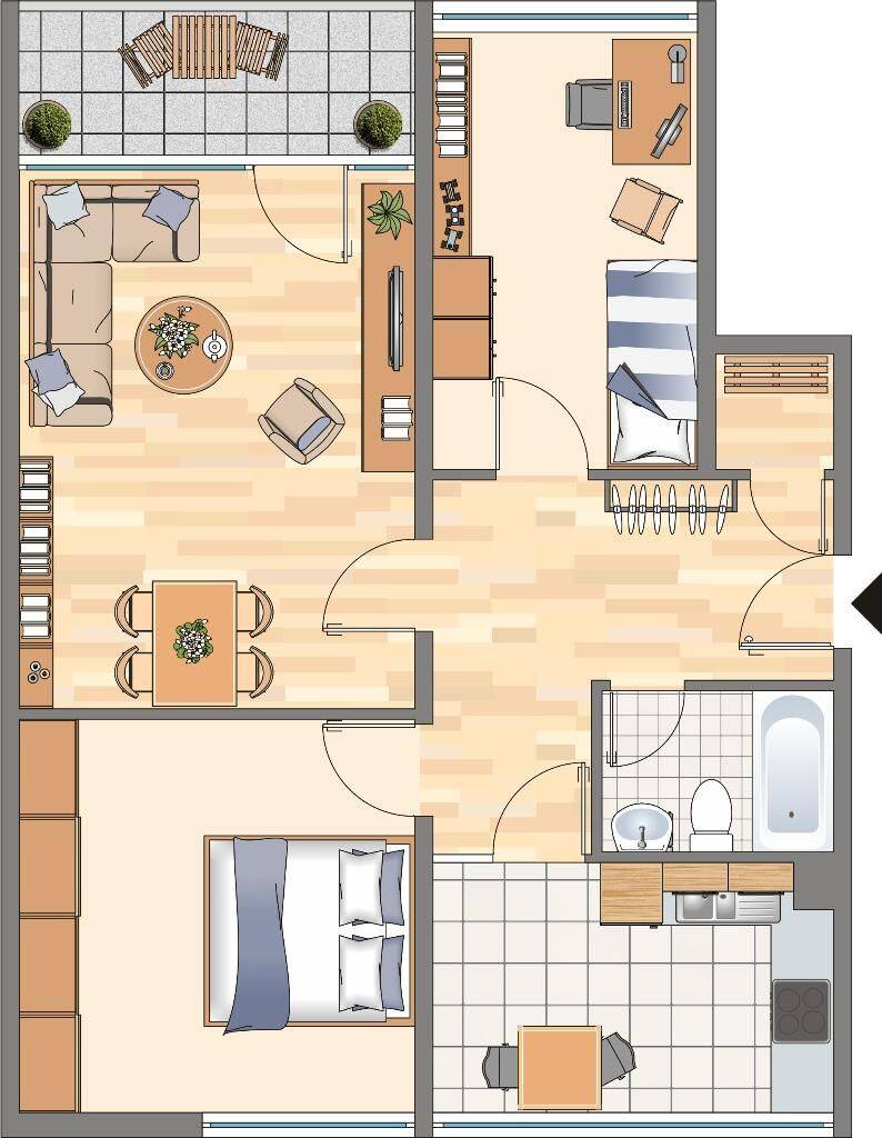 Nachmieter zum 01.12.2026 gesucht! 3-Zimmer-Wohnung in Dortmund Hörde, 44263 Dortmund (Hörde Mitte Schüren)