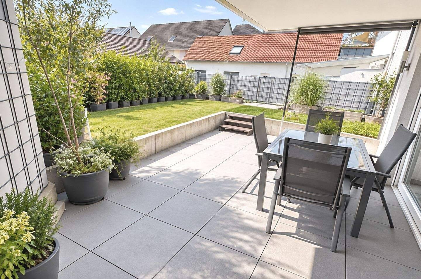 MODERN WOHNEN – TOP-ENERGIEEFFIZIENZ – 3-ZIMMER-WOHNUNG MIT TERRASSE UND GARTEN, 76316 Malsch