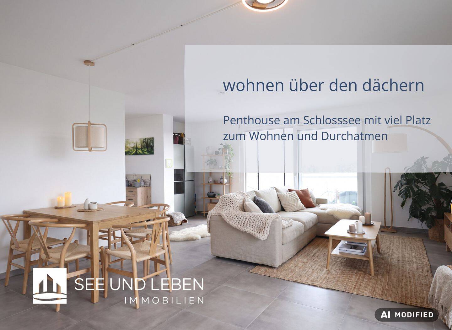 RESERVIERT – Penthouse mit ca. 40 m² umlaufender Terrasse in Salems Neuer Mitte – 3 Zimmer, 88682 Salem