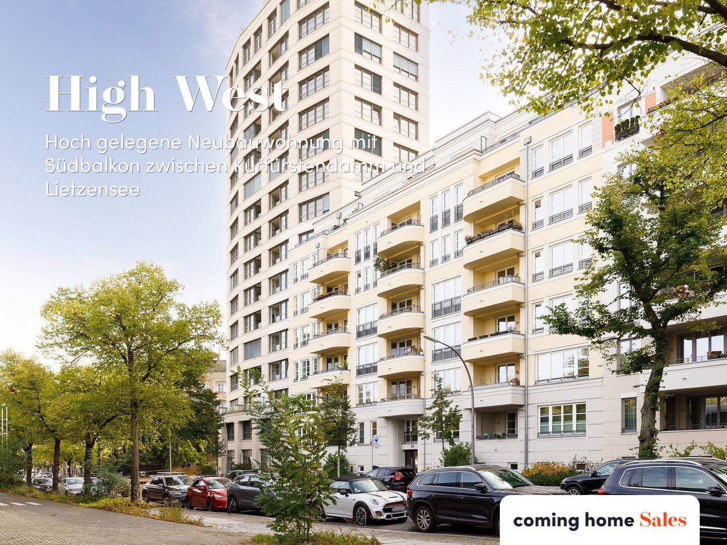 High West – Hoch gelegene Neubauwohnung mit Südbalkon zwischen Kurfürstendamm und Lietzensee, 10711 Berlin (Charlottenburg-Wilmersdorf Charlottenburg Grunewald Halensee Wilmersdorf)