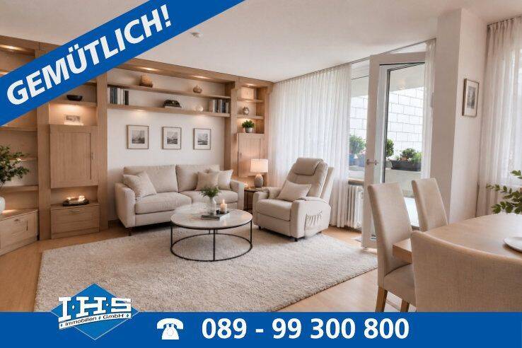 Umfassend saniert und hohe Rücklage! 3-Zimmer-WHG in gepflegter Wohnanlage, 81737 München (Ramersdorf-Perlach)