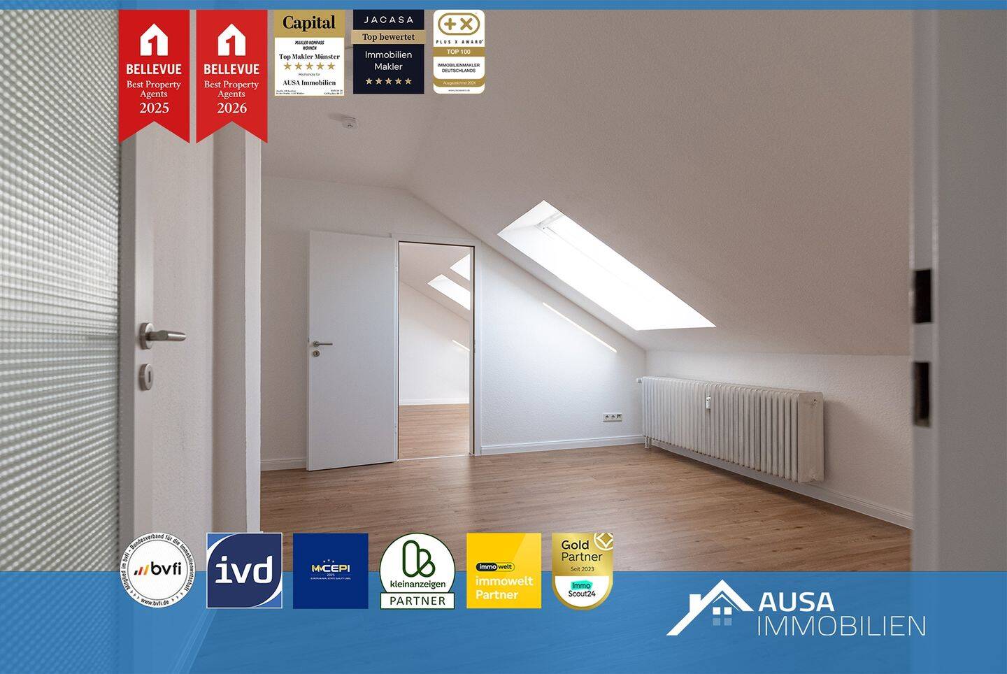 5% AfA! Renovierte bezugsfreie Wohnung in Rumphorst-Lage, 48147 Münster (Centrum Wienburg Wolbeck)