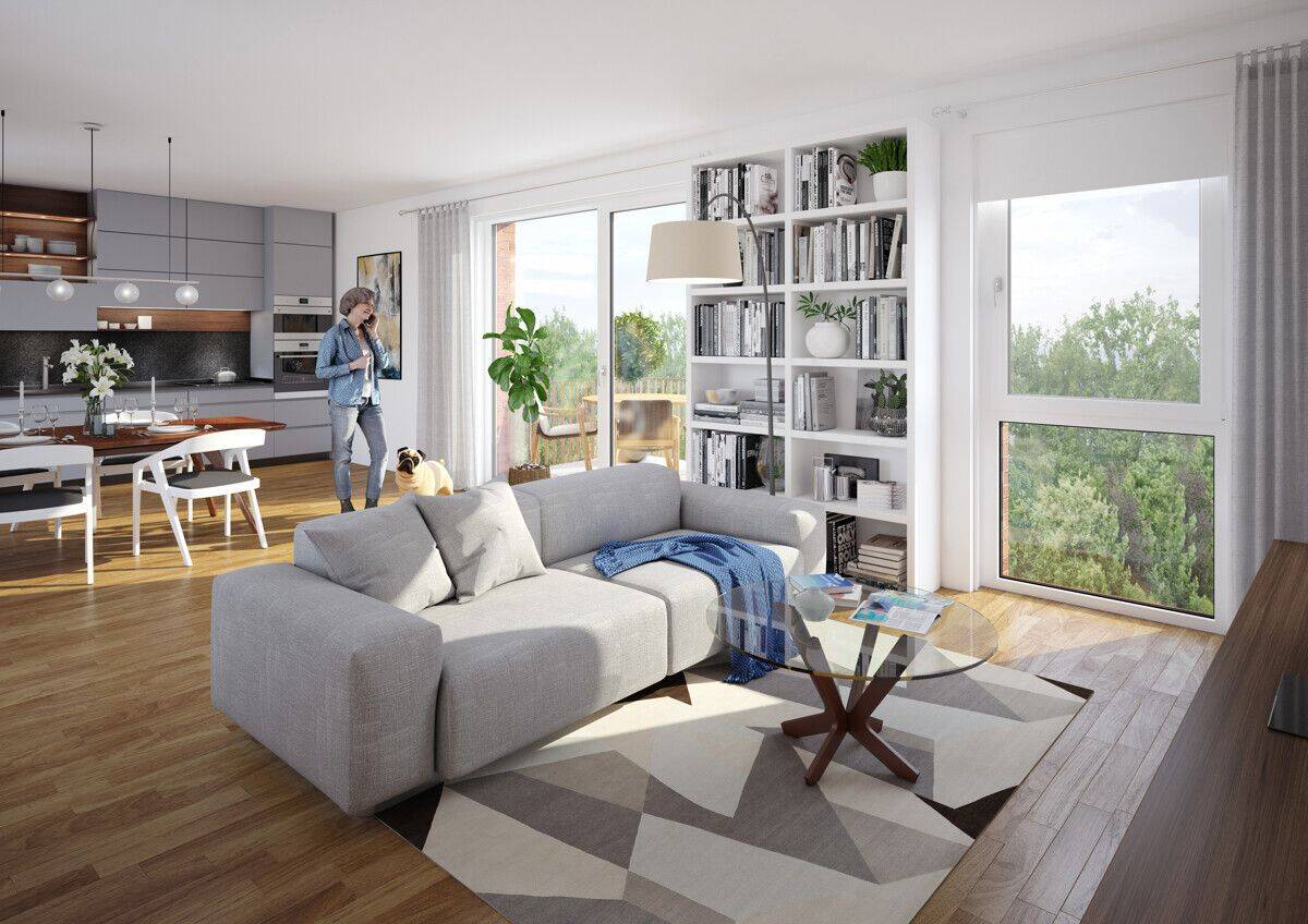 Modernes Wohnen am Fleetpark – 3 Zimmer mit offener Küche – bezugsfertig Ende 2027, 28197 Bremen