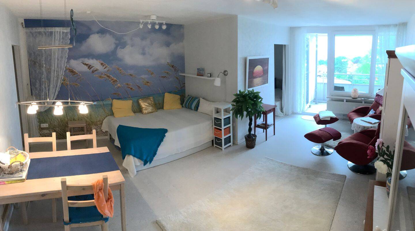 Schöne & (teil)möblierte Wohnung mit Meerblick, 24340 Eckernförde