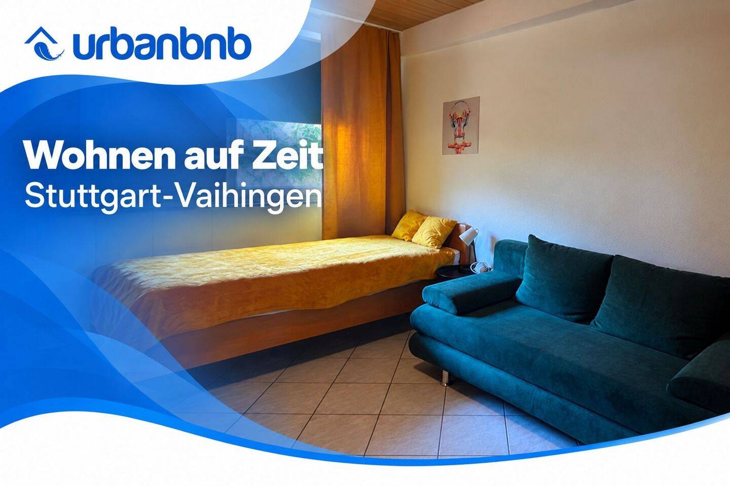 1-Zimwhg. in Stuttgart Vaihingen auf Zeit ab 1 Monat, 70565 Stuttgart (Dürrlewang Fasanenhof Möhringen Rohr Vaihingen)