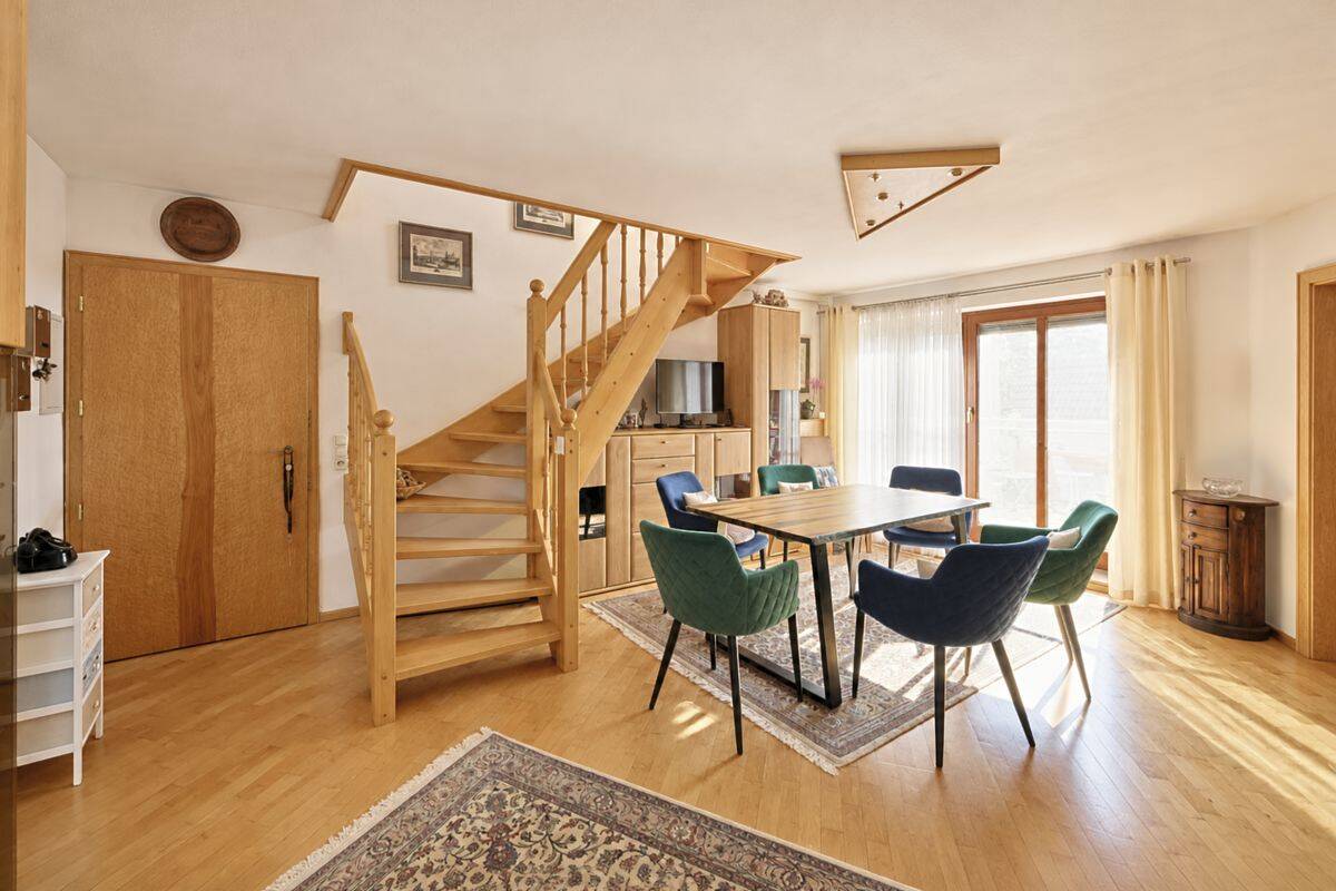 Maisonettewohnung in Untermeitingen: Südloggia, ausgebaute Galerie und Klimaanlage!, 86836 Untermeitingen