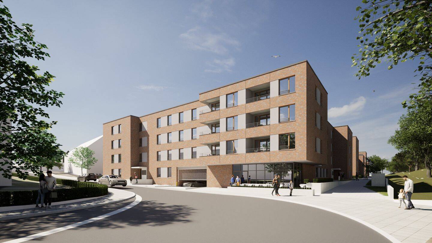 Alte Post Husum: 59m² Neubauwohnung in zentraler Lage – KfW Darlehen möglich, 25813 Husum