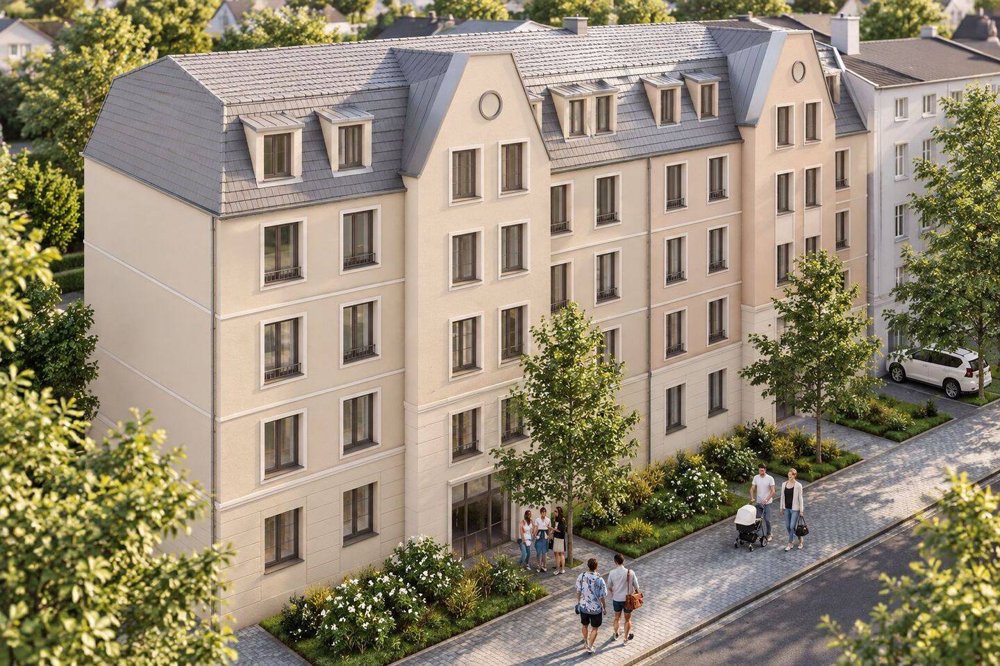 Familiengerechte 4-Raum Wohnung im Erstbezug, 1127 Dresden (Hellerberge Leipziger Vorstadt Mickten Pieschen-Nord/Trachenberge Pieschen-Süd)