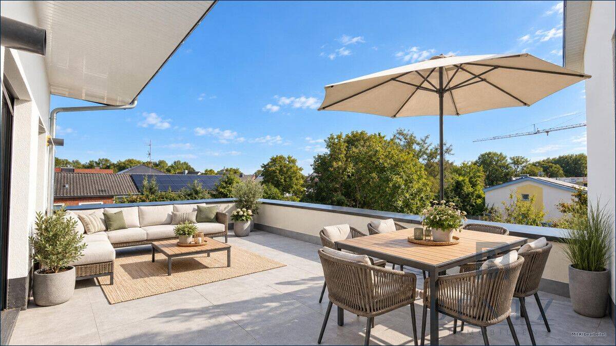 Wohnen mit Weite – Neubauwohnung mit 42 m² Dachterrasse, 27607 Geestland