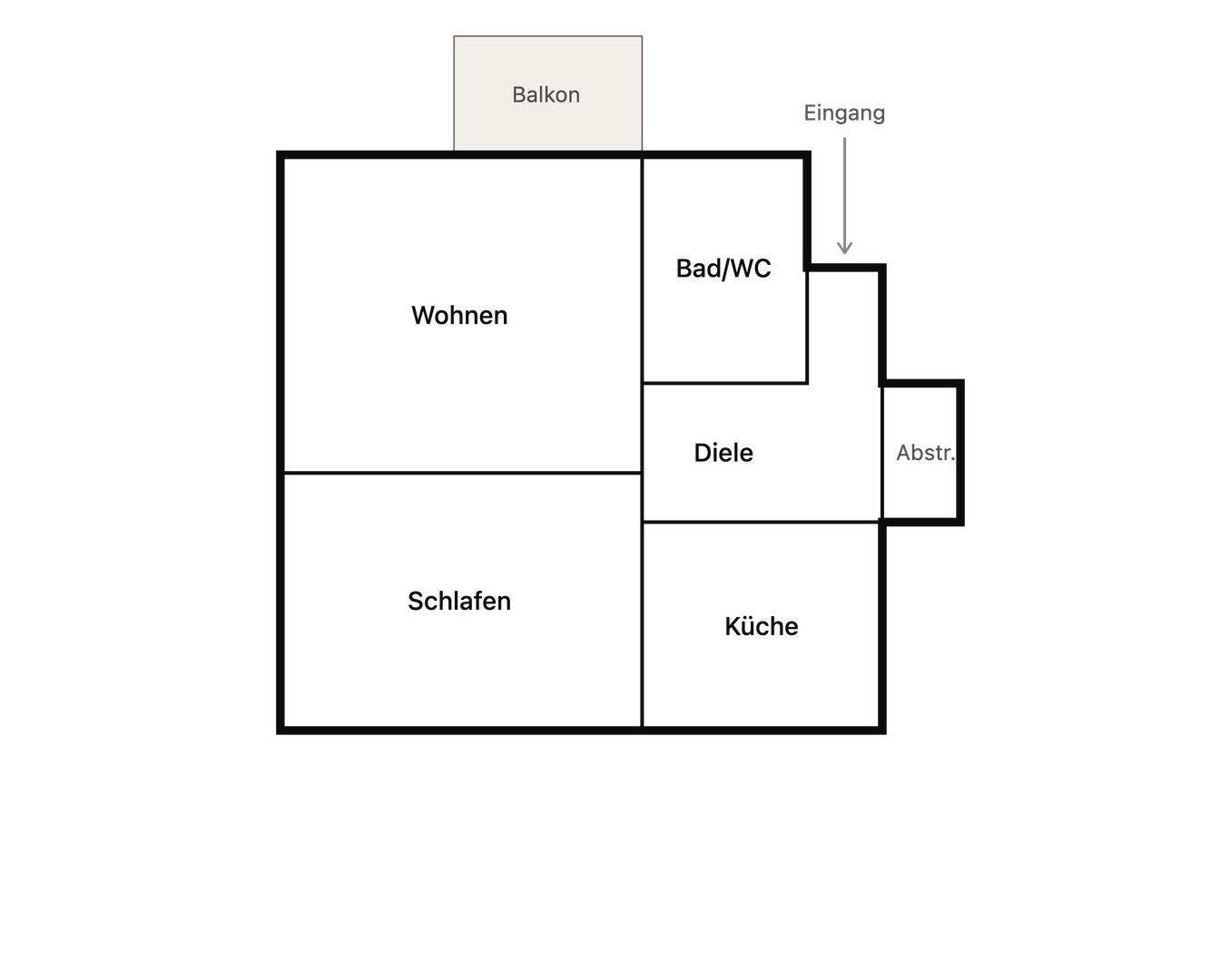 . Guter Schnitt, gute Lage, freie Gestaltung: Wohnung in Oldenburg-Nadorst, 26123 Oldenburg (Oldb) (Bürgerfelde Donnerschwee Nadorst)