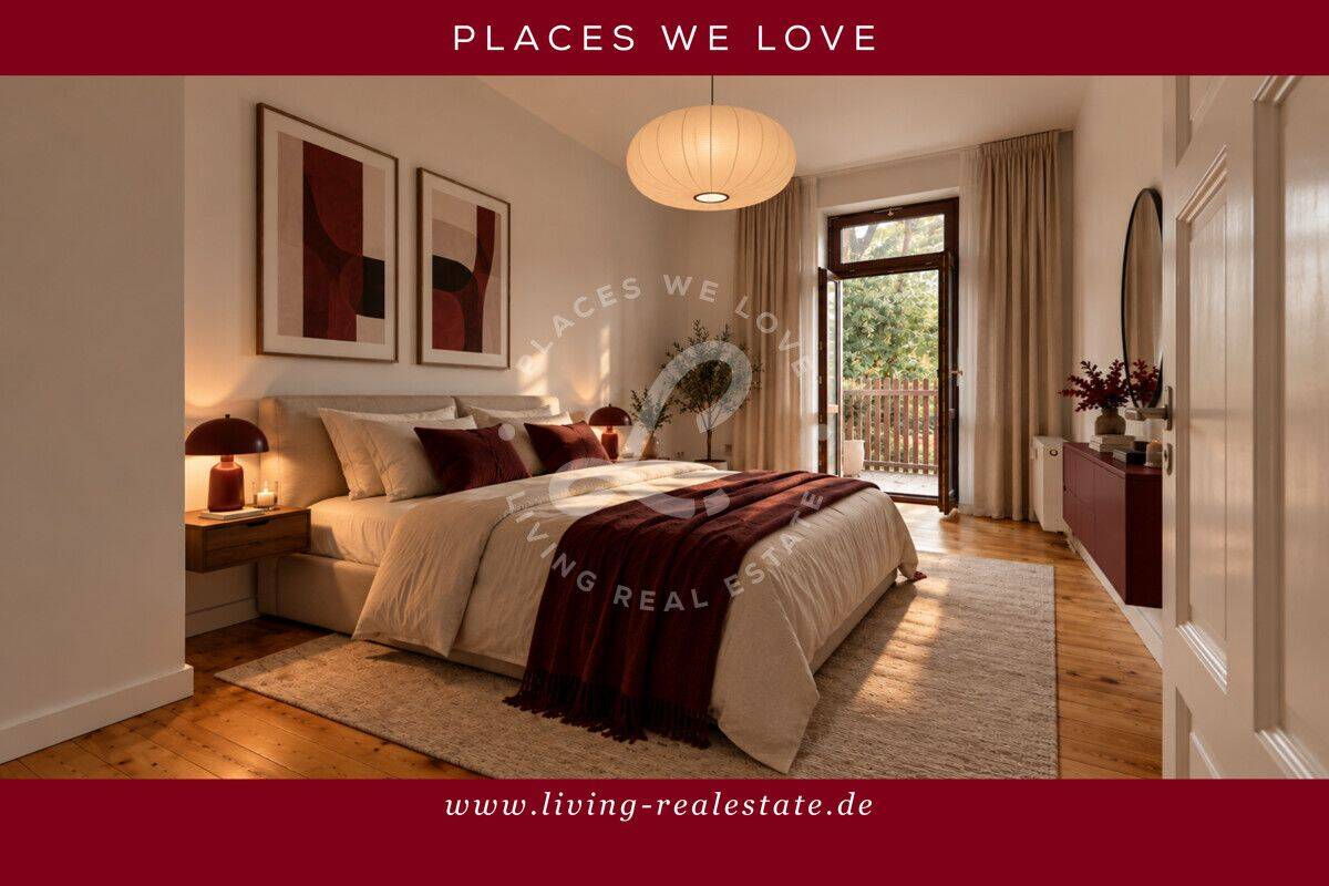 Moller39 | Beletage: Sanierter 4 Zimmer-Wohntraum mit Balkon, 64289 Darmstadt (Darmstadt Kranichstein)