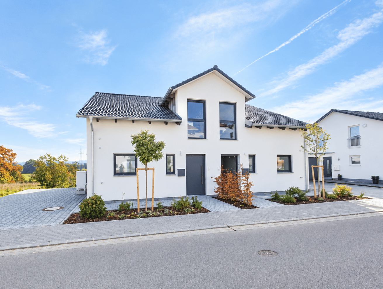 Moderne DHH mit Einliegerwohnung – Erstbezug, 93158 Teublitz