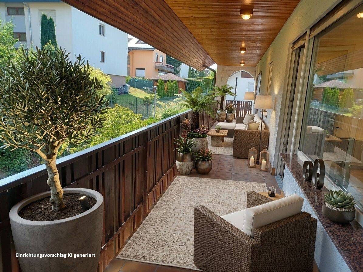Großzügige, neu renovierte 3,5-Zimmer-Wohnung mit 115 m², großem Balkon, Garage und Stellplatz, 76534 Baden-Baden