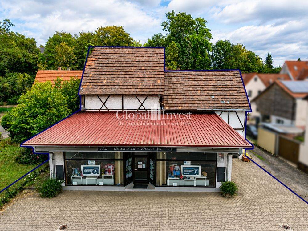 GLOBAL INVEST IMMOBILIEN SINSHEIM | Großzügiges Einfamilienhaus mit Gewerbeeinheit und viel Potenzial in Wiesloch-Baiertal, 69168 Wiesloch