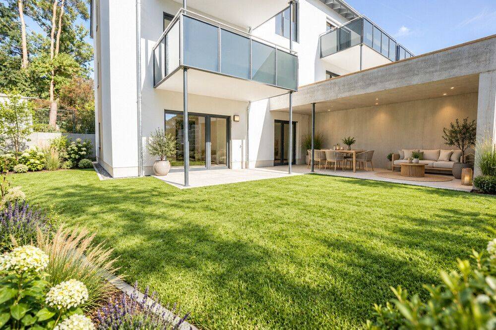 Gemütliche Gartenwohnung am Rednitzgrund Barrierefreie 3-Zimmer-Whg. mit Einbauküche und Tiefgarage, 91154 Roth