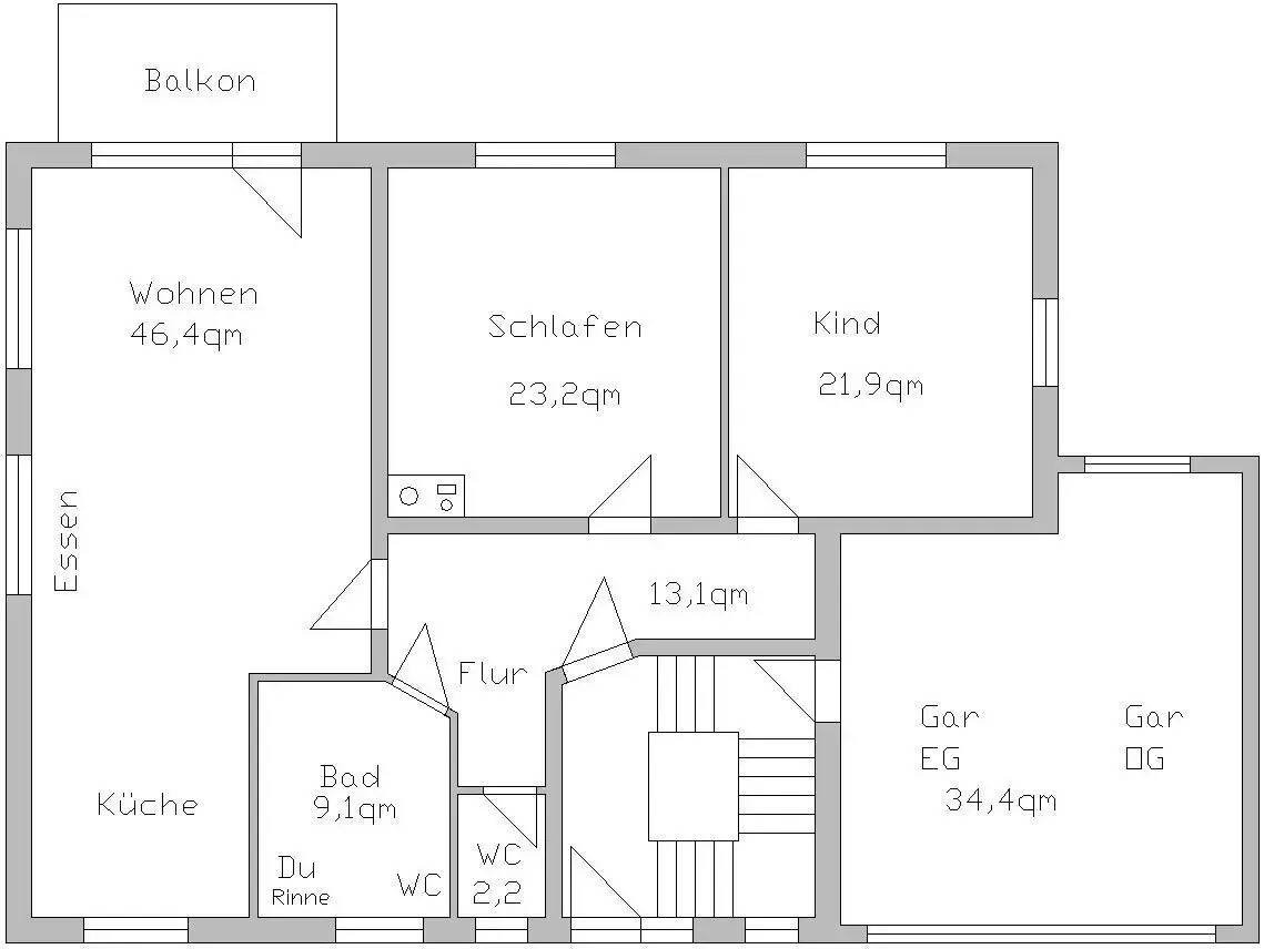 helle und ruhige 3,5 Zimmerwohnung – stadtnah, 73431 Aalen