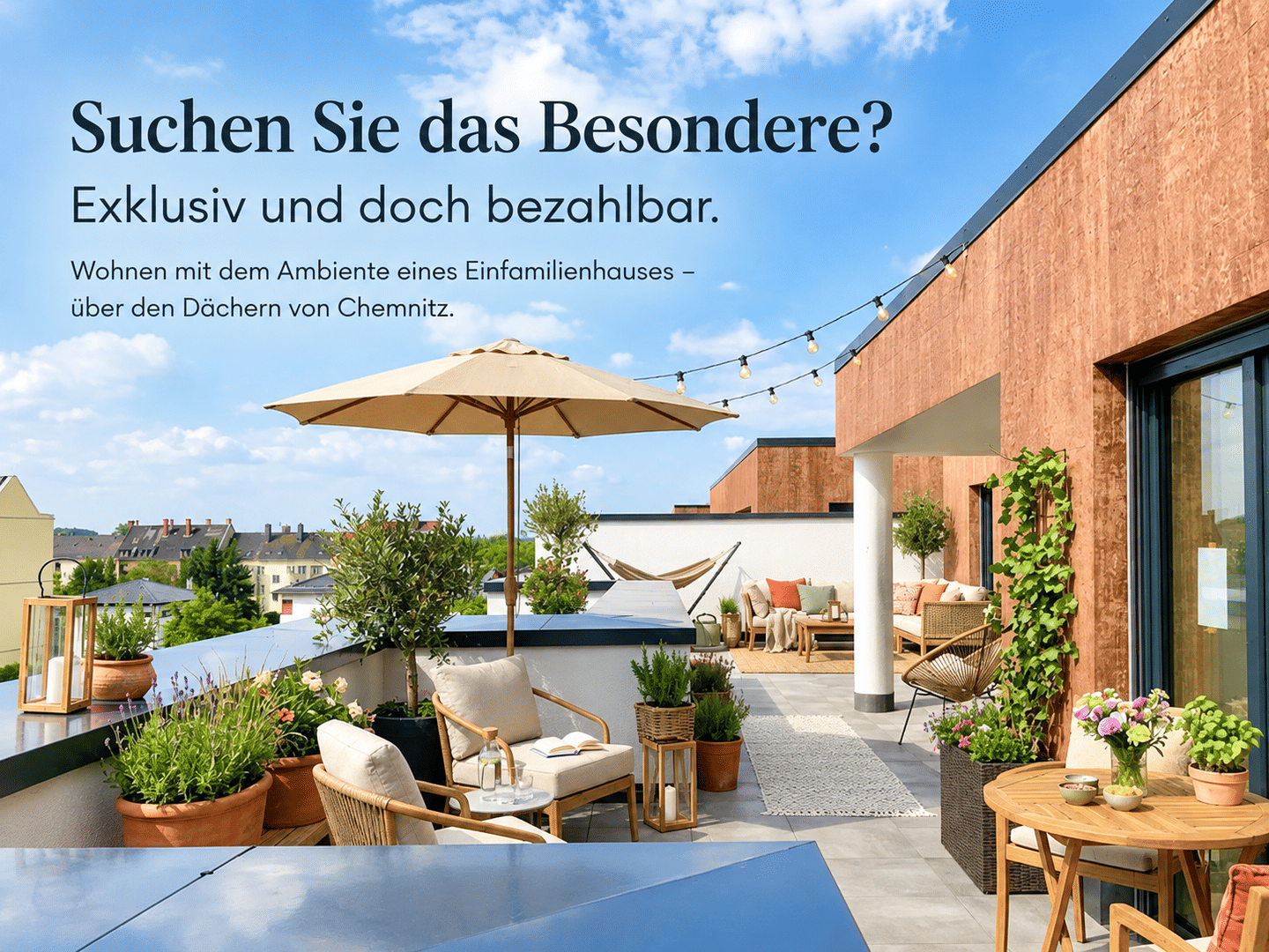 Penthouse mit Hausgefühl: Exklusiv wohnen über den Dächern von Chemnitz, 9113 Chemnitz